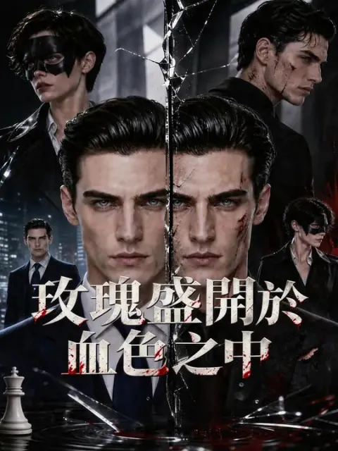 玫瑰盛開於血色之中