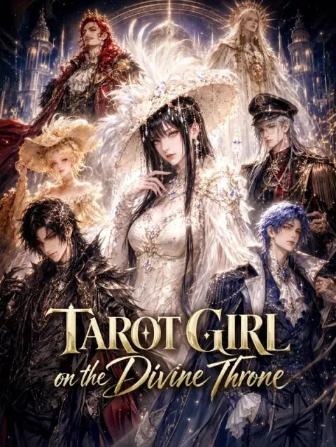 Tarot Girl on the Divine Throne