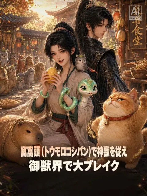窩窩頭（トウモロコシパン）で神獣を従え 御獣界で大ブレイク